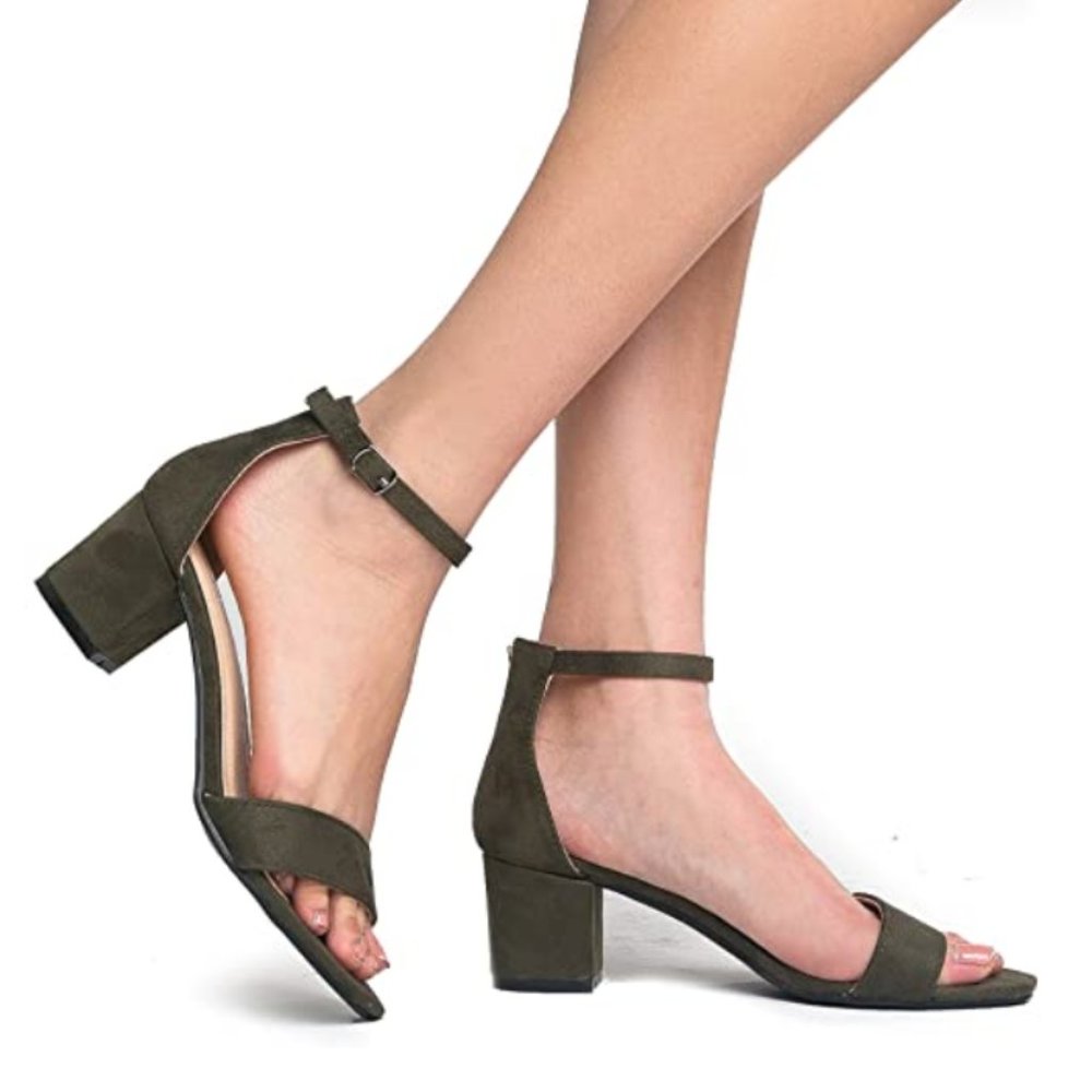 J. Adams Daisy Low Heel Strappy Sandal